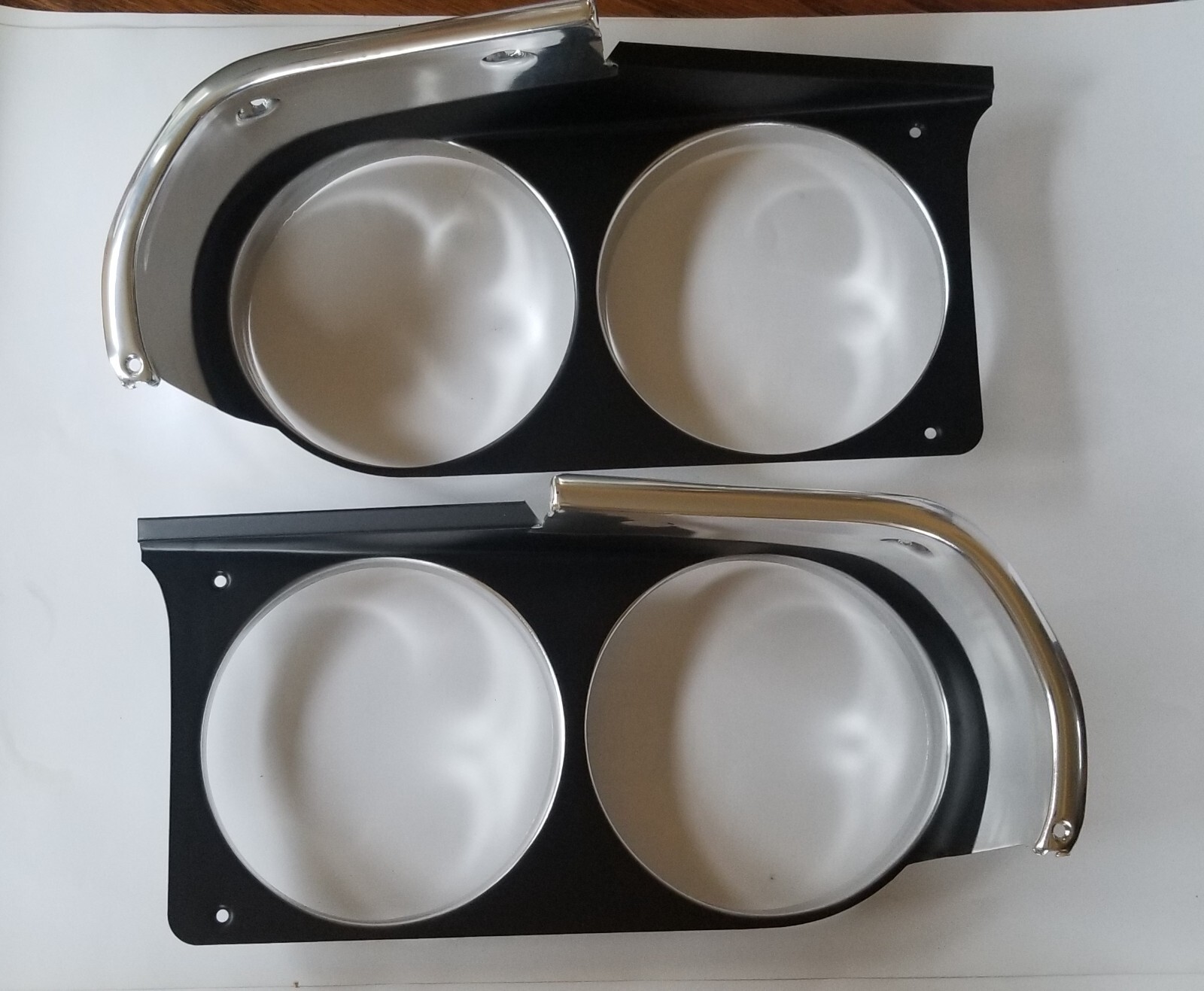 Fits 70 Challenger Headlight Bezels 1970 NEW Fits 70 Challenger Headlight Bezels 1970 NEW