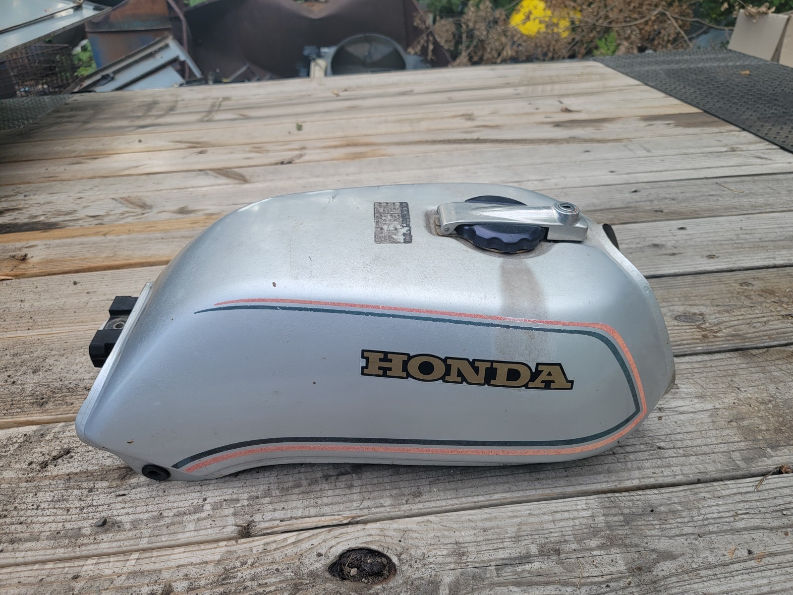 Honda CB400T Hawk Fuel Tank with Cap and Lock Good Condition 1980
