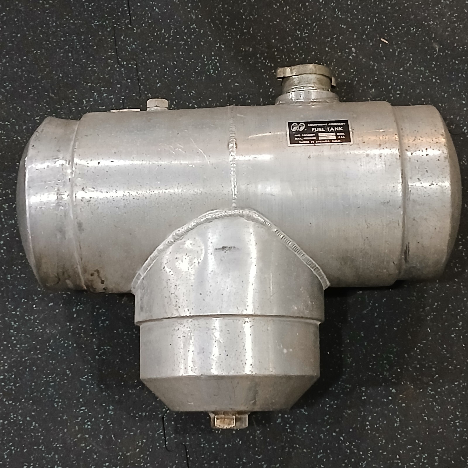 Vintage Moon Aluminum Fuel Tank Cell Gas Dragster Gasser Modified Eelco Hotrod