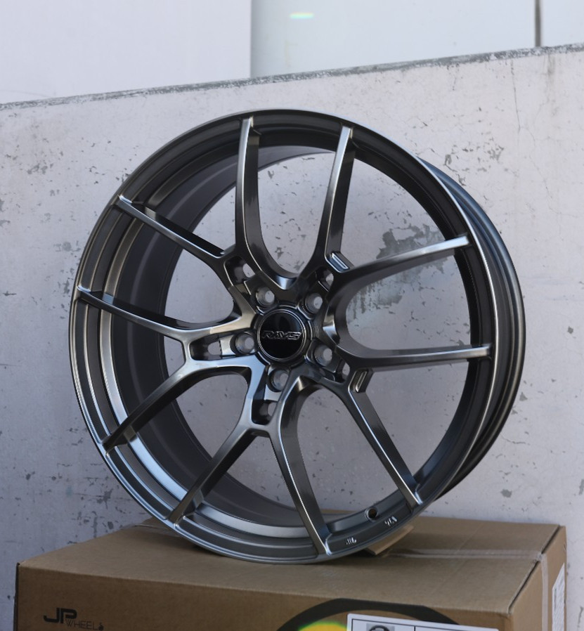 19 INCH RAYS G025 STYLE WHEELS SQUARED SET 19X8.5 +35 (5X112) CB: 66.6