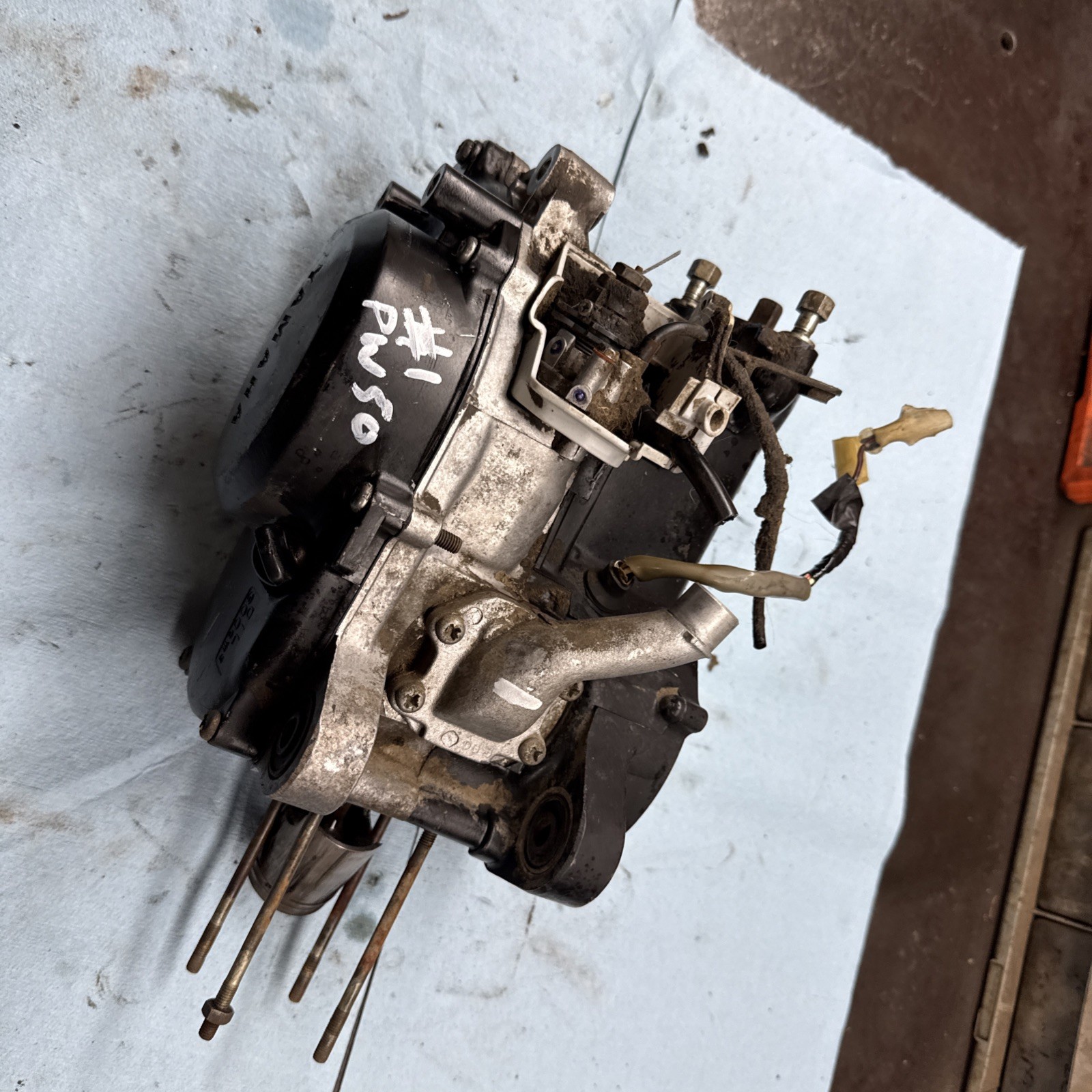 1980’s Yamaha PW50 Crankcase Bottom End  For Parts # 1