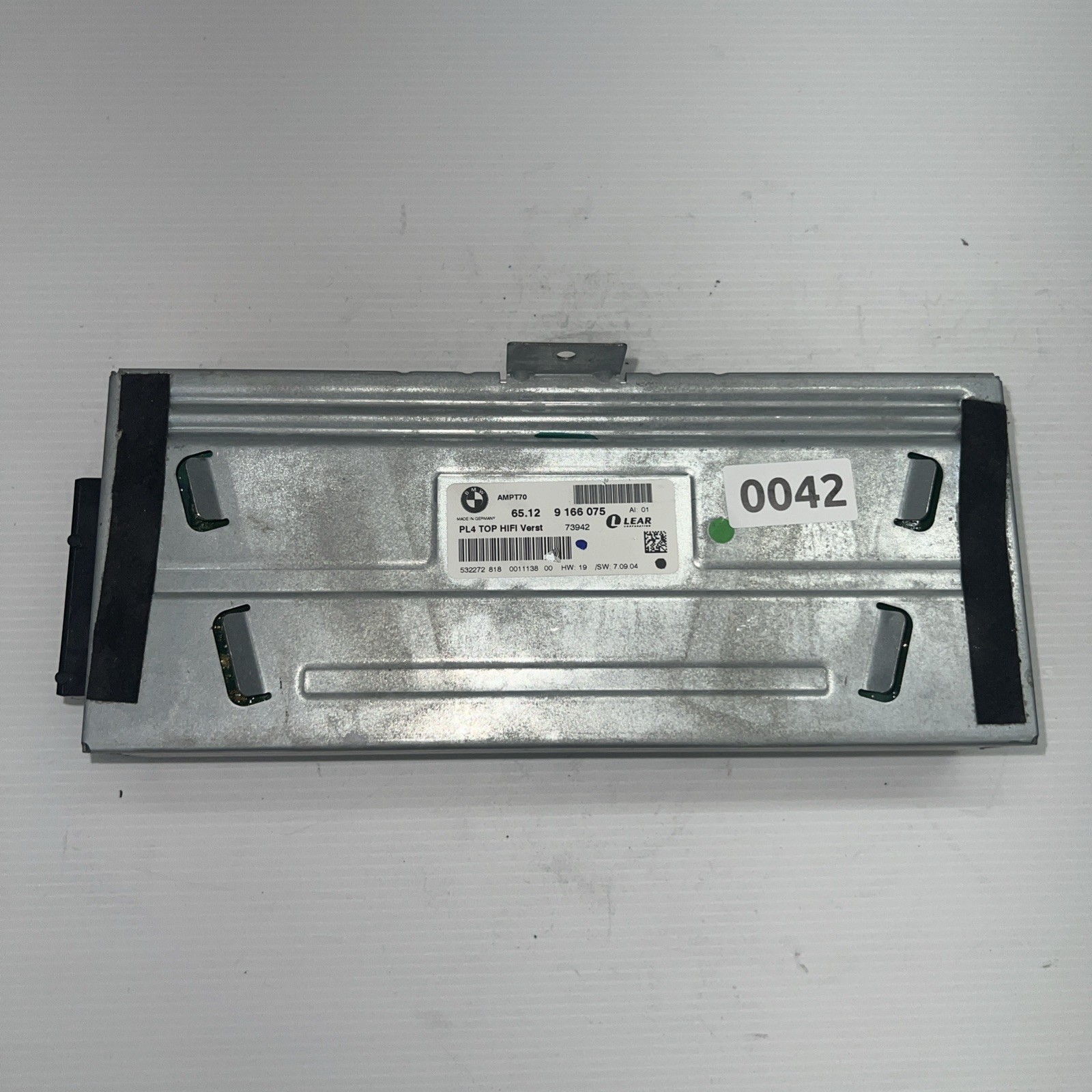 2007-2009 BMW E70 X5 Top HiFi Harman Becker Amplifier 9166075 65129166075 OEM