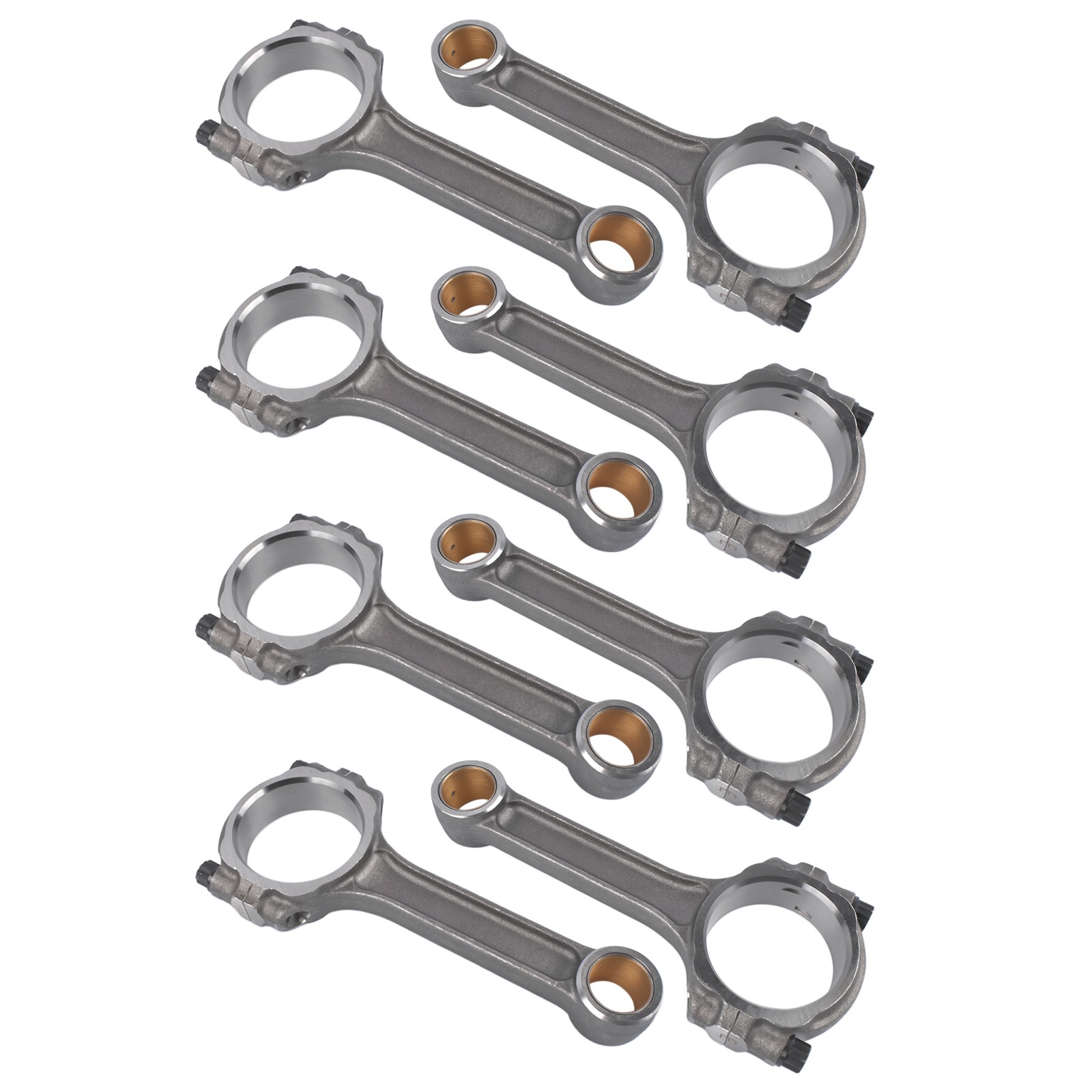 Set of 8 Connecting Rods I-Beam with Bronze Bush 3/8\
