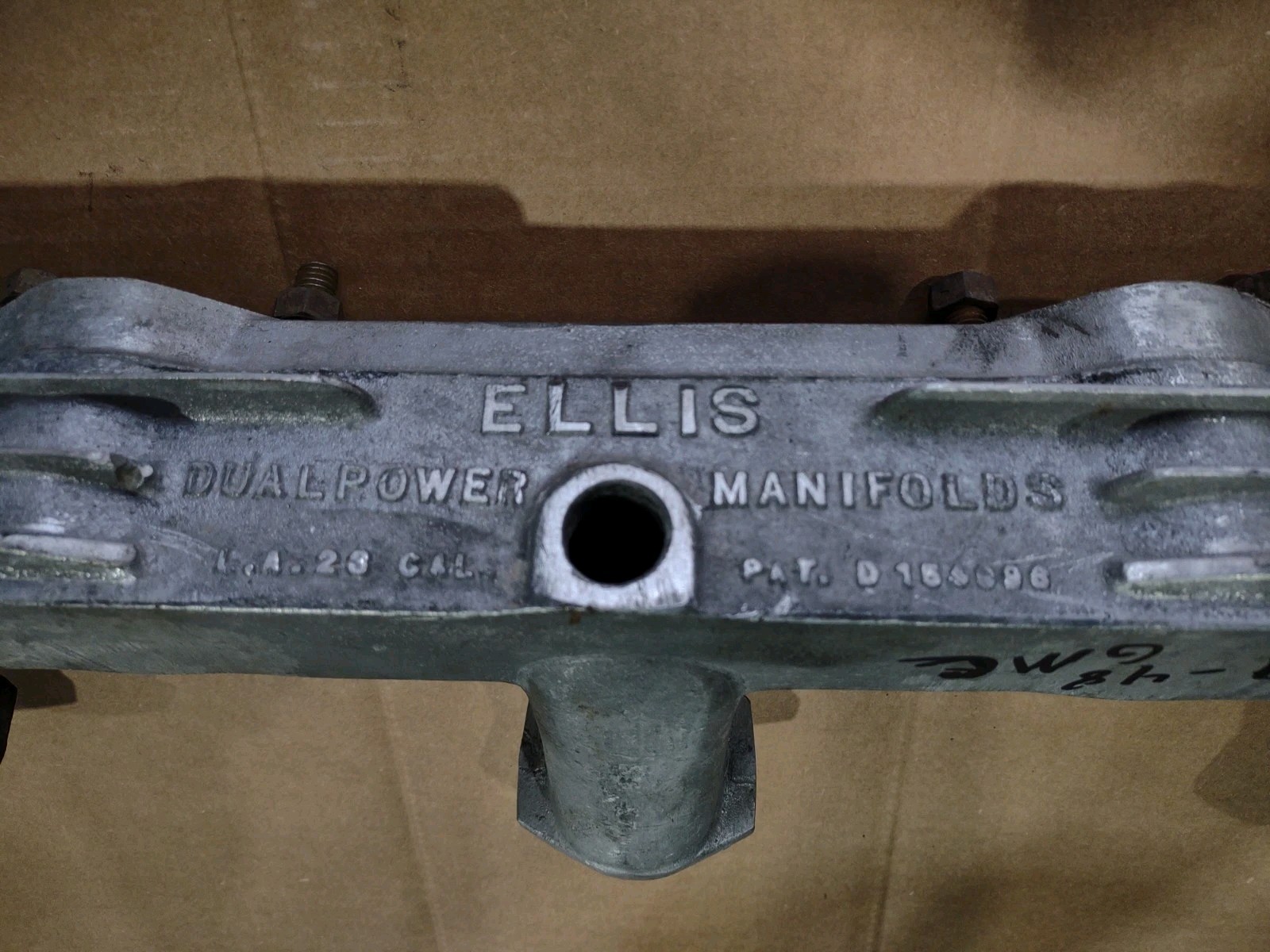 1939-1948 GMC Truck 2x1 Ellis Dual Power Aluminum Intake Manifold Street Rod 361 1939-1948 GMC Truck 2x1 Ellis Dual Power Aluminum Intake Manifold Street Rod 361