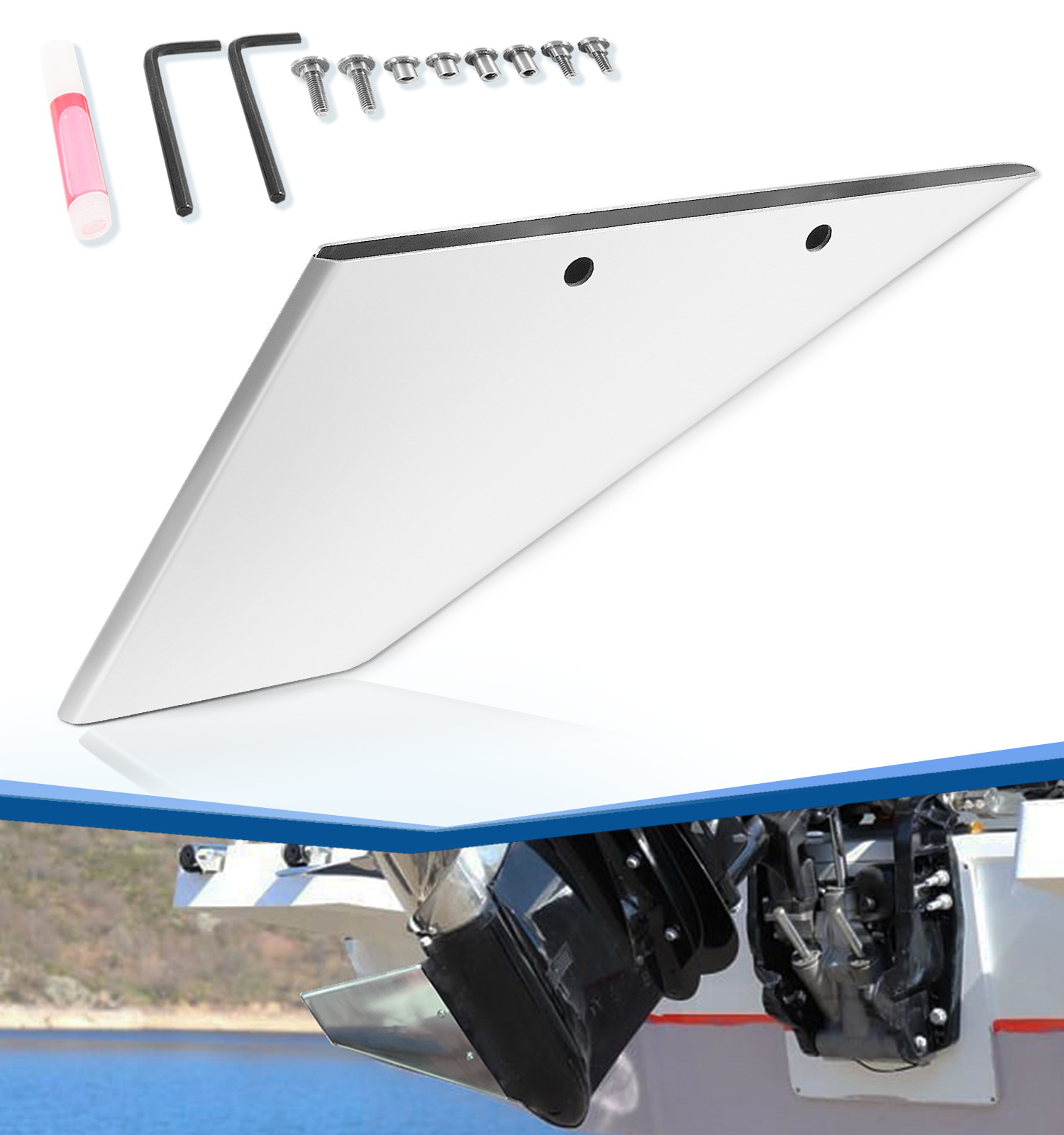 35-SS625 Skeg Protector Guard for Force, Honda, Mercury, Nissan and Yamaha Skeg