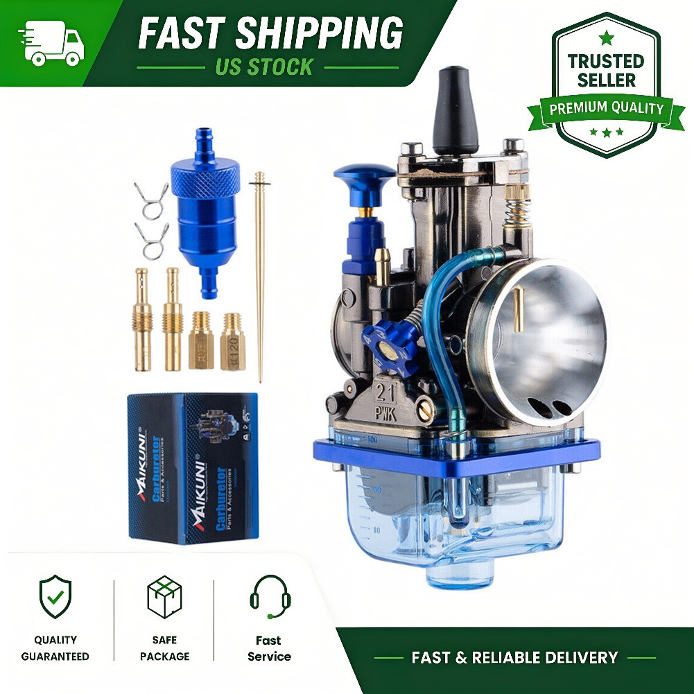 PWK21 Racing Carburetor for 50 To 100cc 2-Stroke & 4-Stroke Engine Universal PWK21 Racing Carburetor for 50 To 100cc 2-Stroke & 4-Stroke Engine Universal
