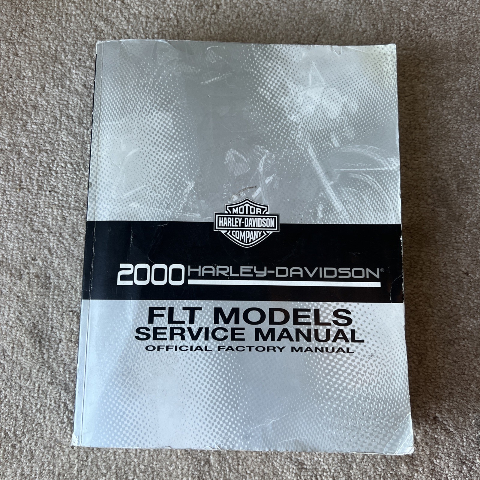 2000 HARLEY DAVIDSON OFFICIAL FACTORY SERVICE MANUAL FLT TOURING MODELS 99483-00