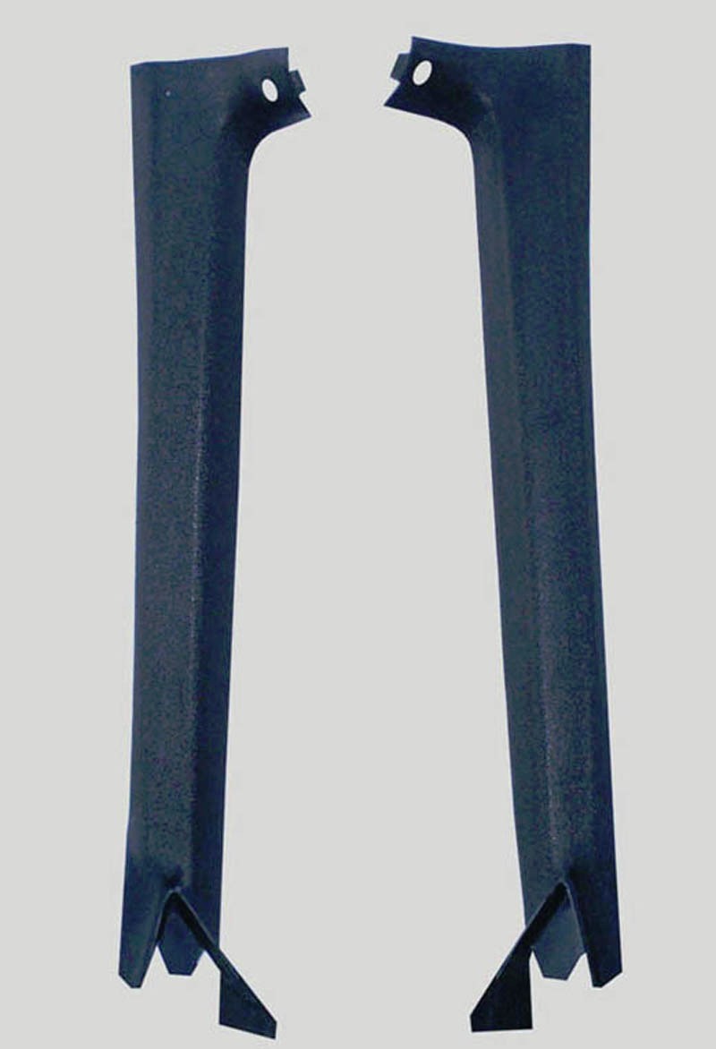 New 1969 - 1970 Ford Mustang Fastback Mach Boss 302 Pillar Trim Moldings Black New 1969 - 1970 Ford Mustang Fastback Mach Boss 302 Pillar Trim Moldings Black