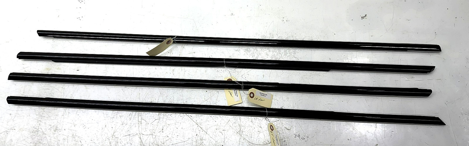 2012-2015 BMW 335i F30 OEM Door Outer Window Belt Molding Trim Set of 4
