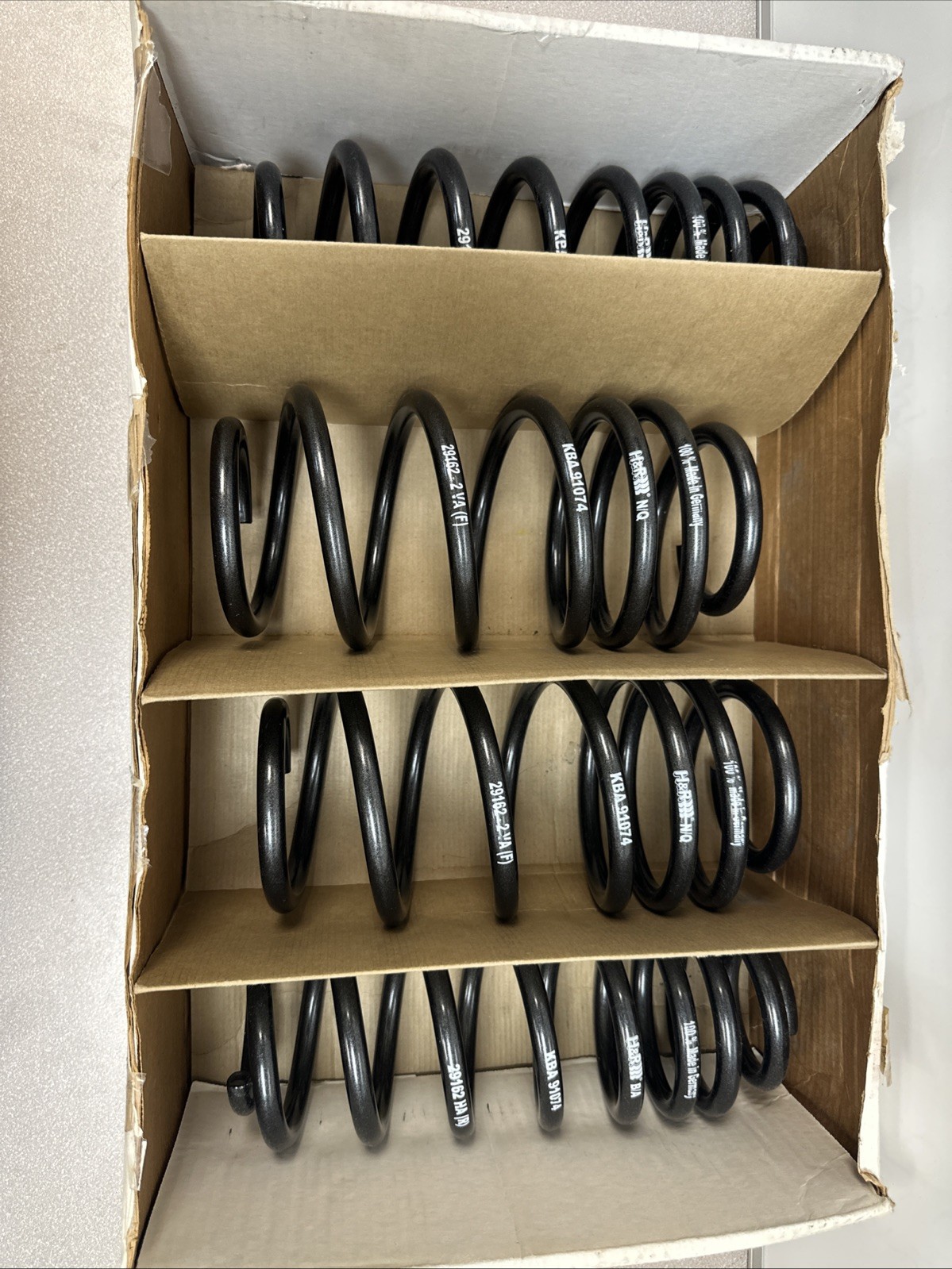H&R Lowering Springs 35-40mm for VW Touran Mod. 2010(1T) 2WD 1071kg+FA -1110kgRA