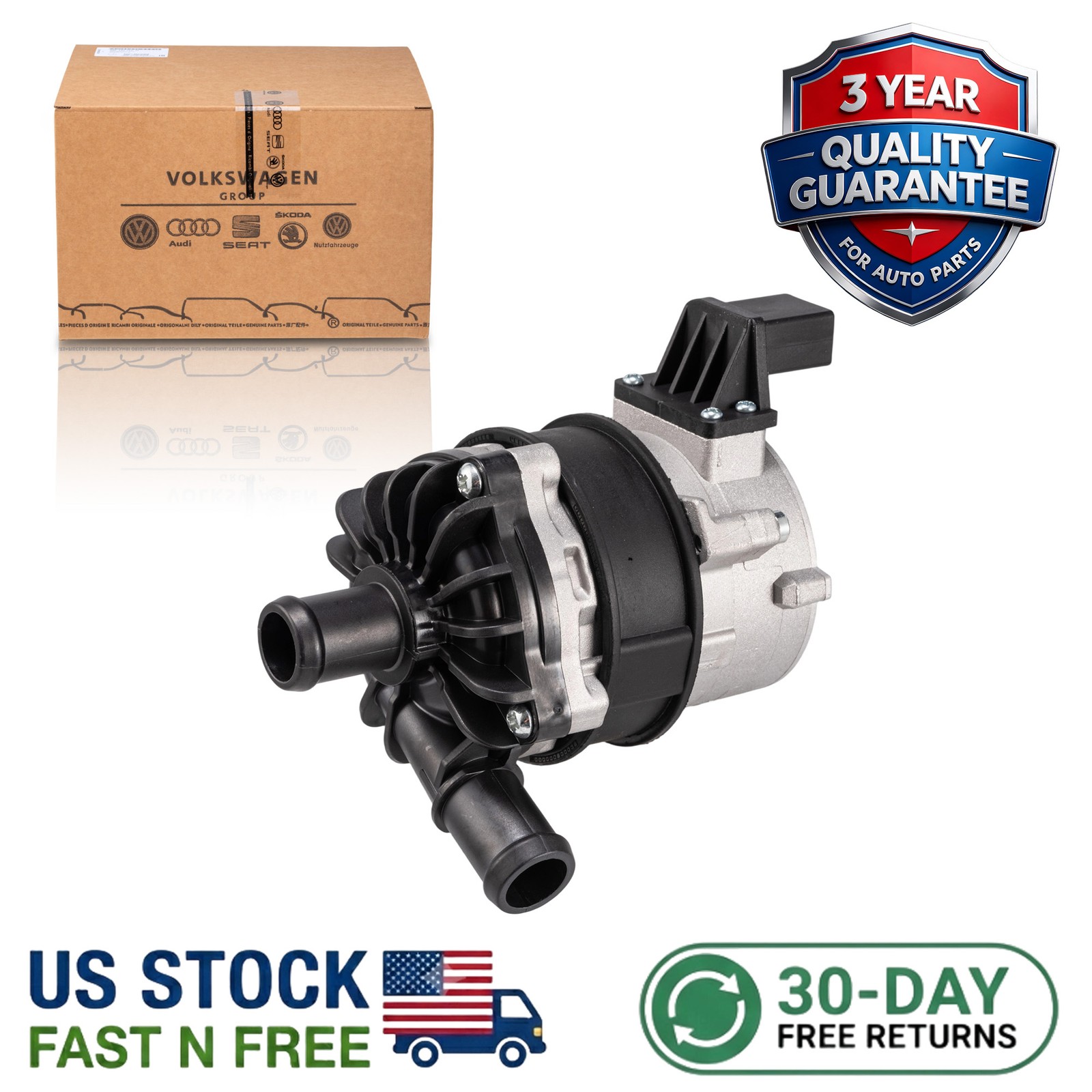 OEM Auxiliary Water Pump 4N0965567 CWA100-3 For AUDI A6 A7 A8 Q5 Q7 Q8 2.0 3.0L