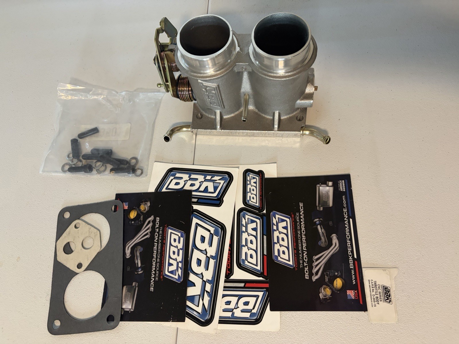 NEW BBK 3501 Twin 56mm Power-Plus Throttle Body Ford F150 Bronco 5.0L 5.8L V8