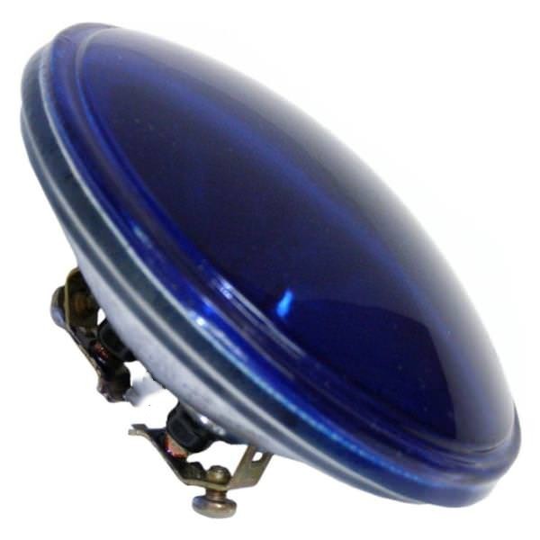 Replacement Sealed beam Signal Bulb 4416B PAR 36 GE 12v 30w Blue lens