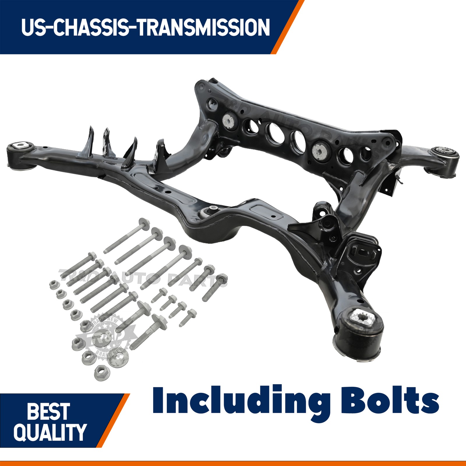 REAR CROSSMEMBER SUBFRAME FOR 2008-2016 AUDI A4 A5 S4 S5 AWD 4WD W/BOLTS