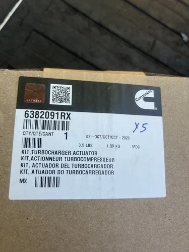 New OEM Cummins TURBOCHARGER ACTUATOR KIT 6382091RX