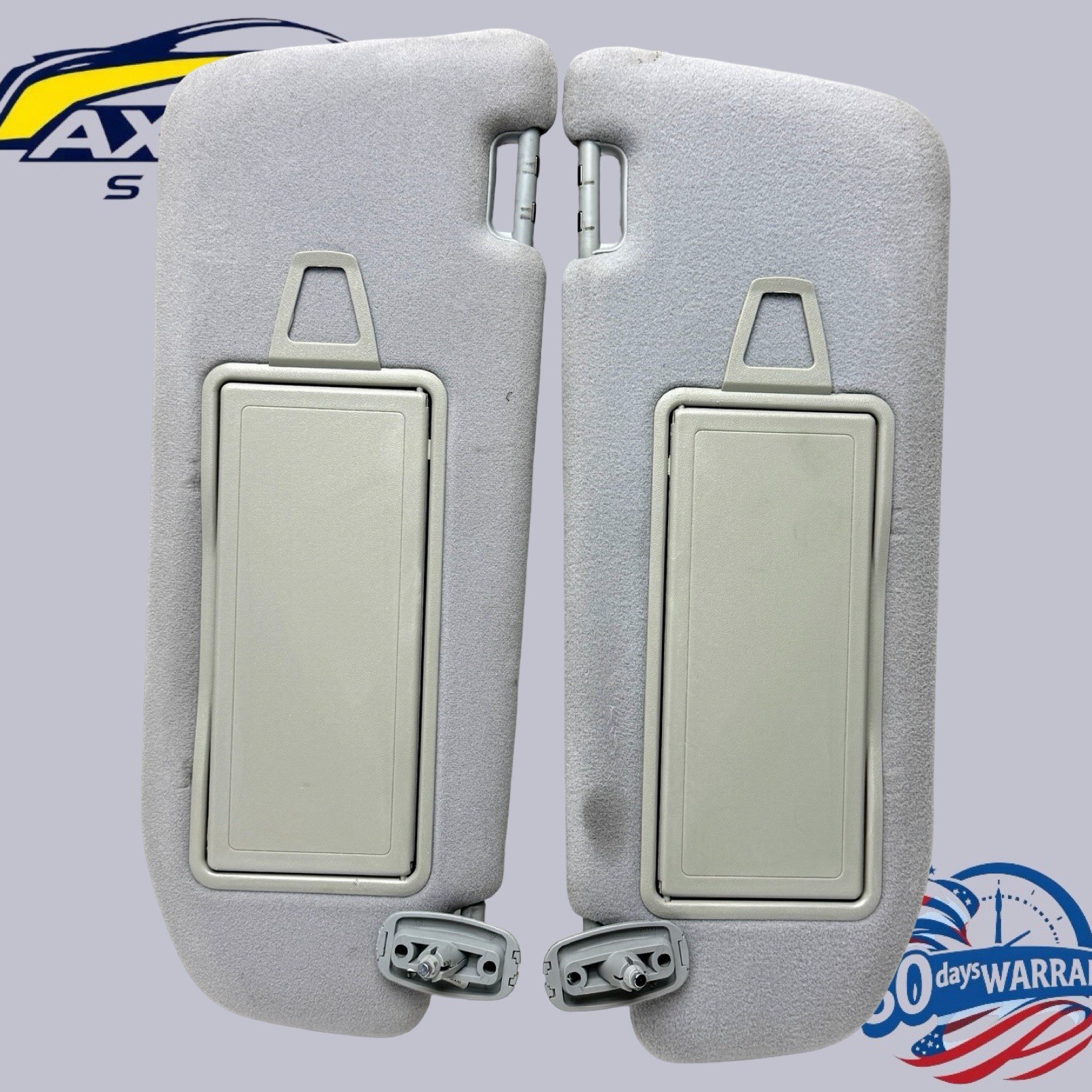 OEM C215 W220 Mercedes Benz Sun Visor Set 2000-2006 S320 S430 S500 CL500 CL600
