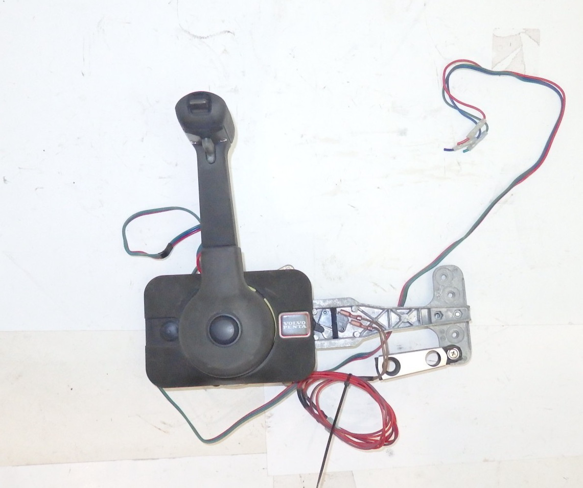 OEM Volvo Penta Side Mount Remote Throttle Shift Control Assembly w/ Panel OEM Volvo Penta Side Mount Remote Throttle Shift Control Assembly w/ Panel