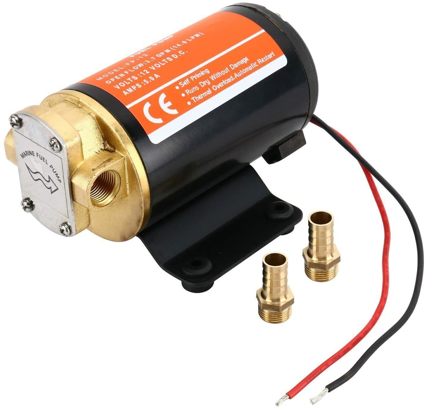 12V Electric Oil Scavenge Pump Turbo Oil Gear Pumps Remote Low Rear Oil Transfer