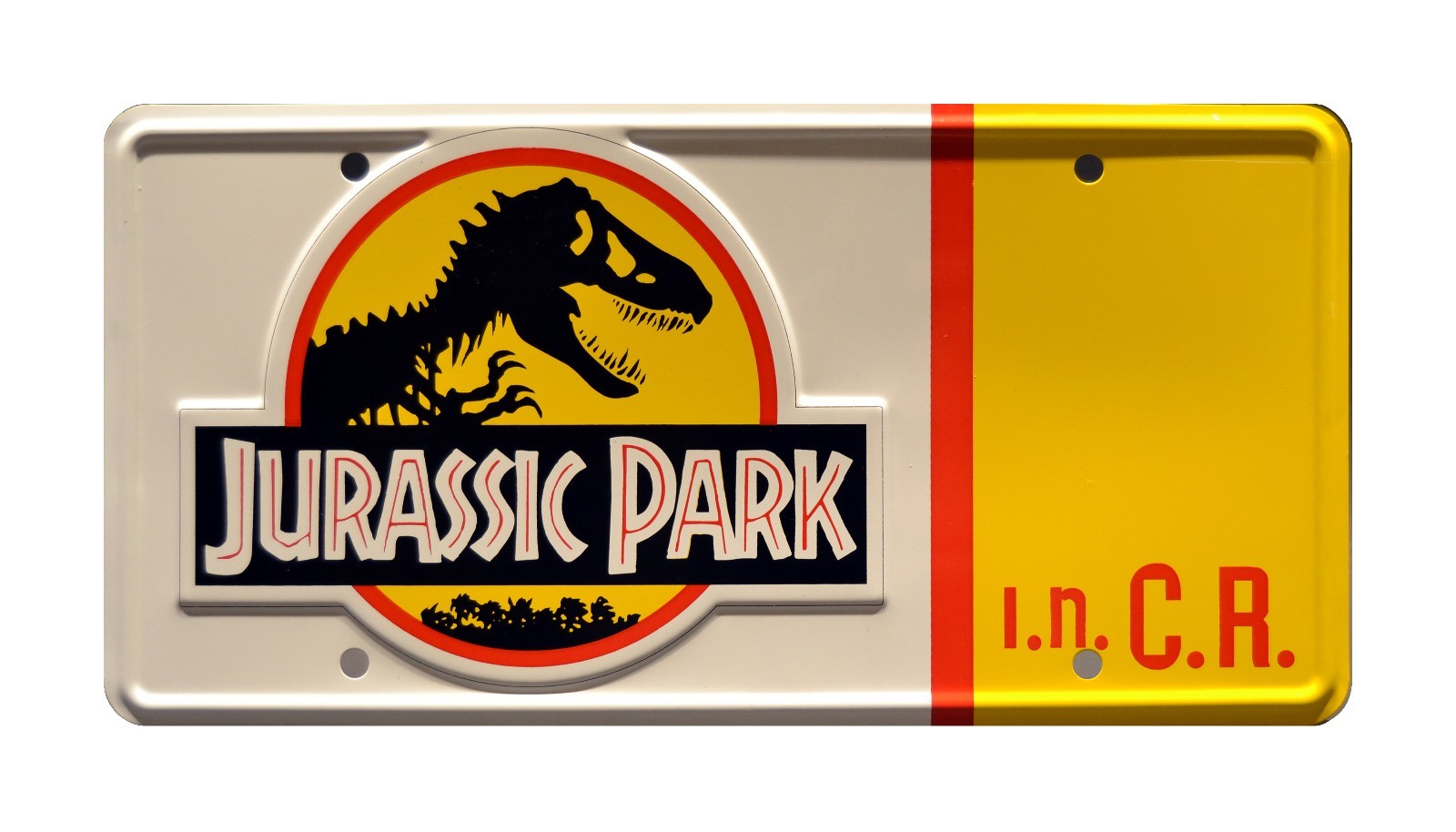 Jurassic Park | 2 Digit Customizable Jeep CJ7 YJ | STAMPED Prop License Plate