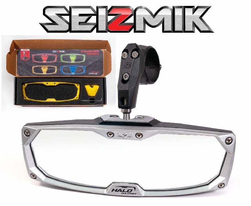 YELLOW Seizmik Halo Cast Rear View Mirror- 2016-'23 Polaris General 1000 /1000-4