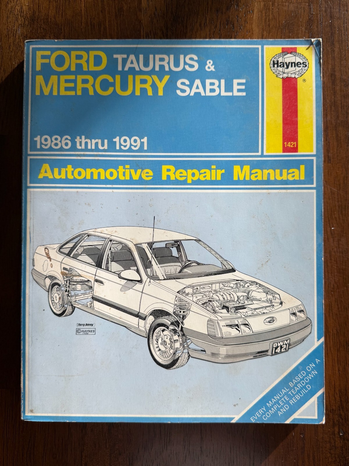 HAYNES Ford Taurus, Mercury Sable, 1986-91 US Canadian Repair Manual 1421 HAYNES Ford Taurus, Mercury Sable, 1986-91 US Canadian Repair Manual 1421