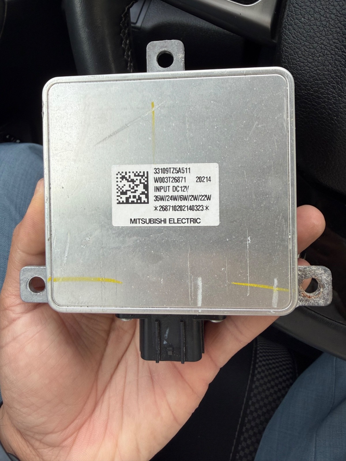OEM 2017-2019 Acura MDX LED Headlight Control Module Ballast 33109TZ5A511 OEM 2017-2019 Acura MDX LED Headlight Control Module Ballast 33109TZ5A511