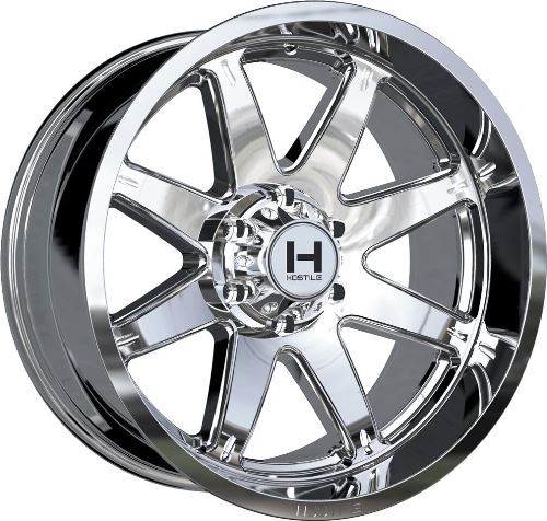 20x10 Hostile H109 Alpha Armor Plated (Chrome) Wheel 6x5.5 (-19mm)