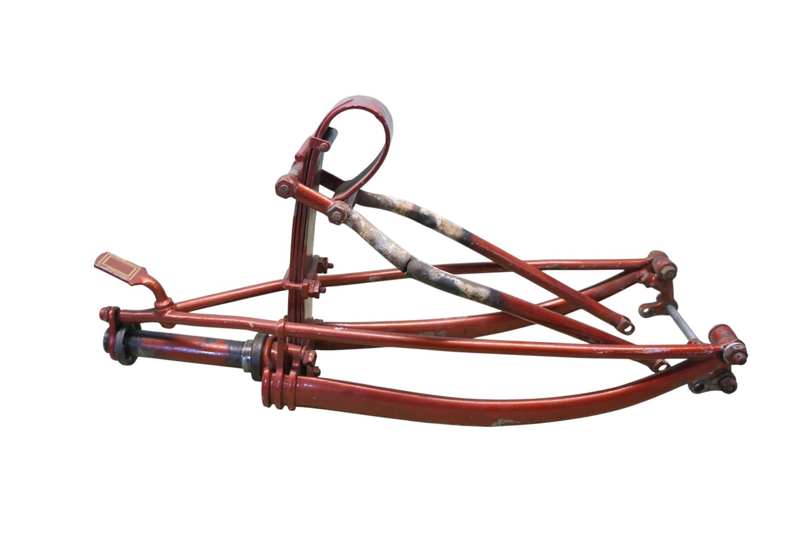 INDIAN MOTORCYCLE ORIGINAL FRONT SPRINGER FORKS Early Need Repair *2558B