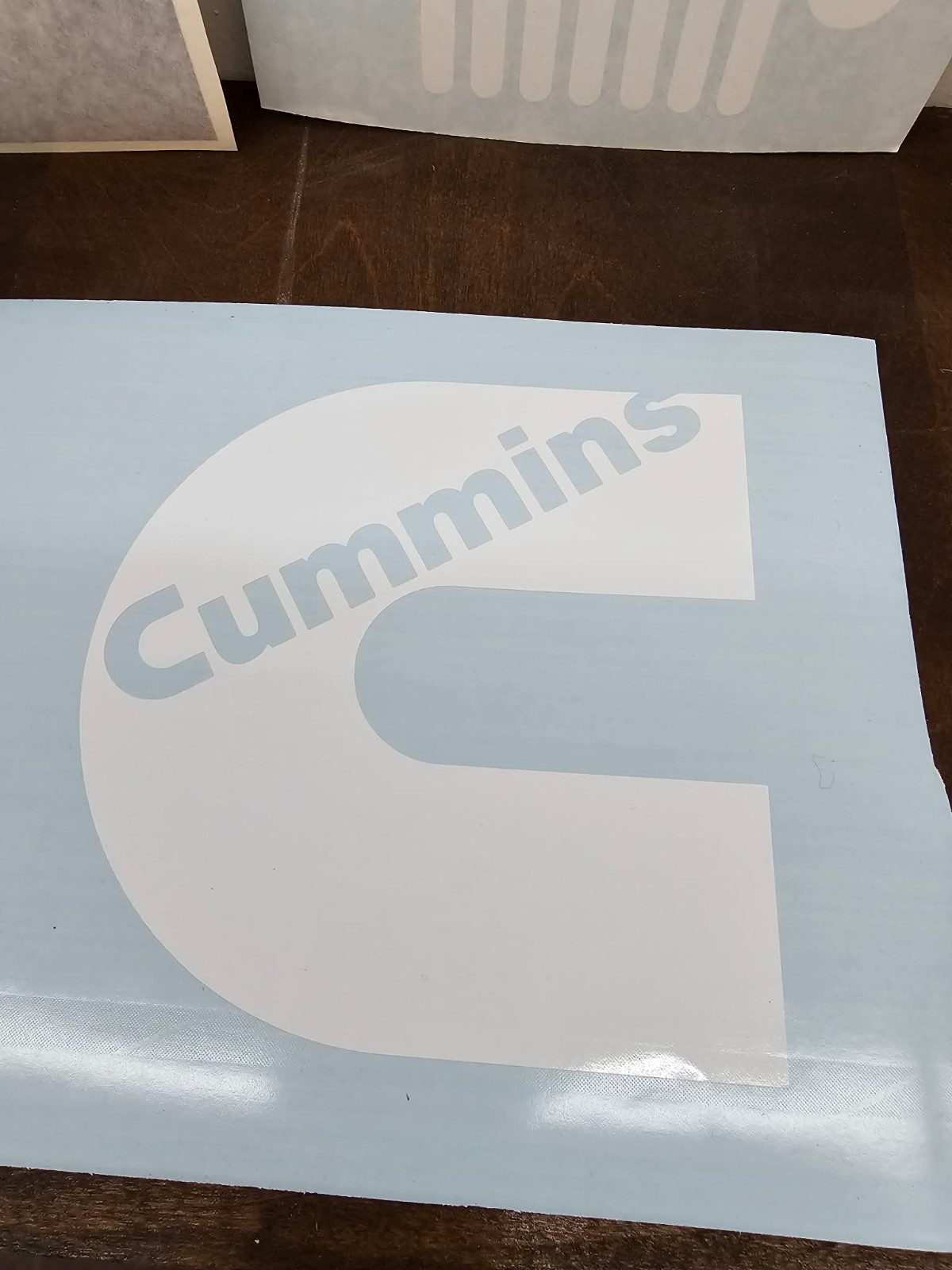 Cummins Decal 12 inch multiple color options. Cummins Decal 12 inch multiple color options.
