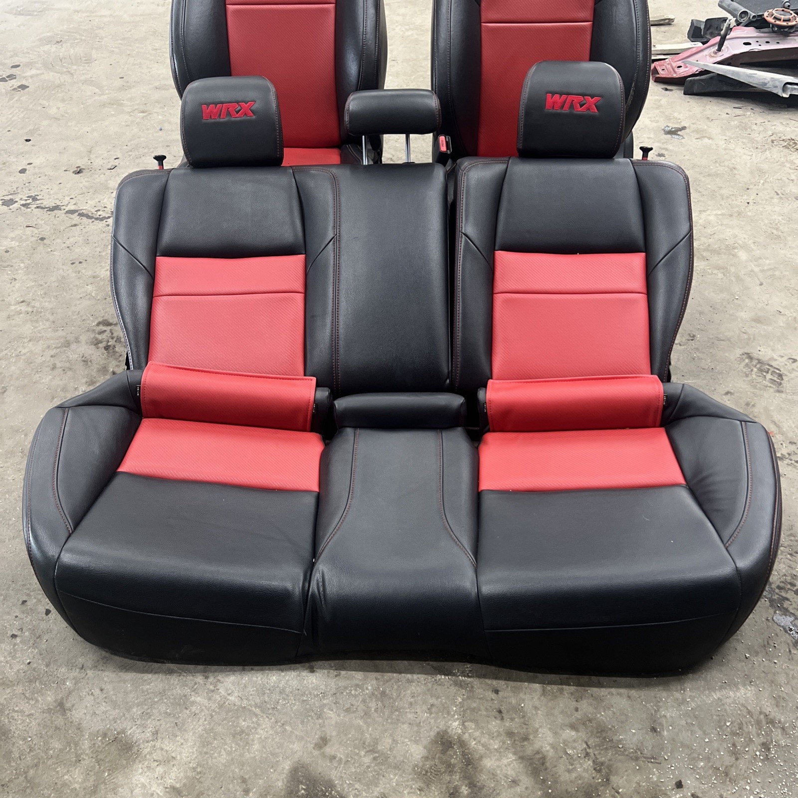15-21 Subaru WRX  Black & Red  Seat Set (K) 