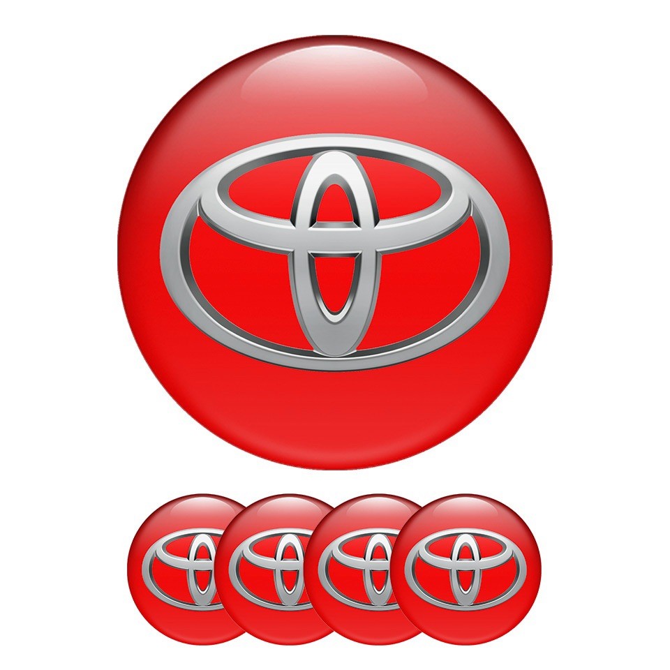 4x red 56mm Wheel Center Hub Decal Sticker Toyota Camry Corolla Supra celica 4x red 56mm Wheel Center Hub Decal Sticker Toyota Camry Corolla Supra celica