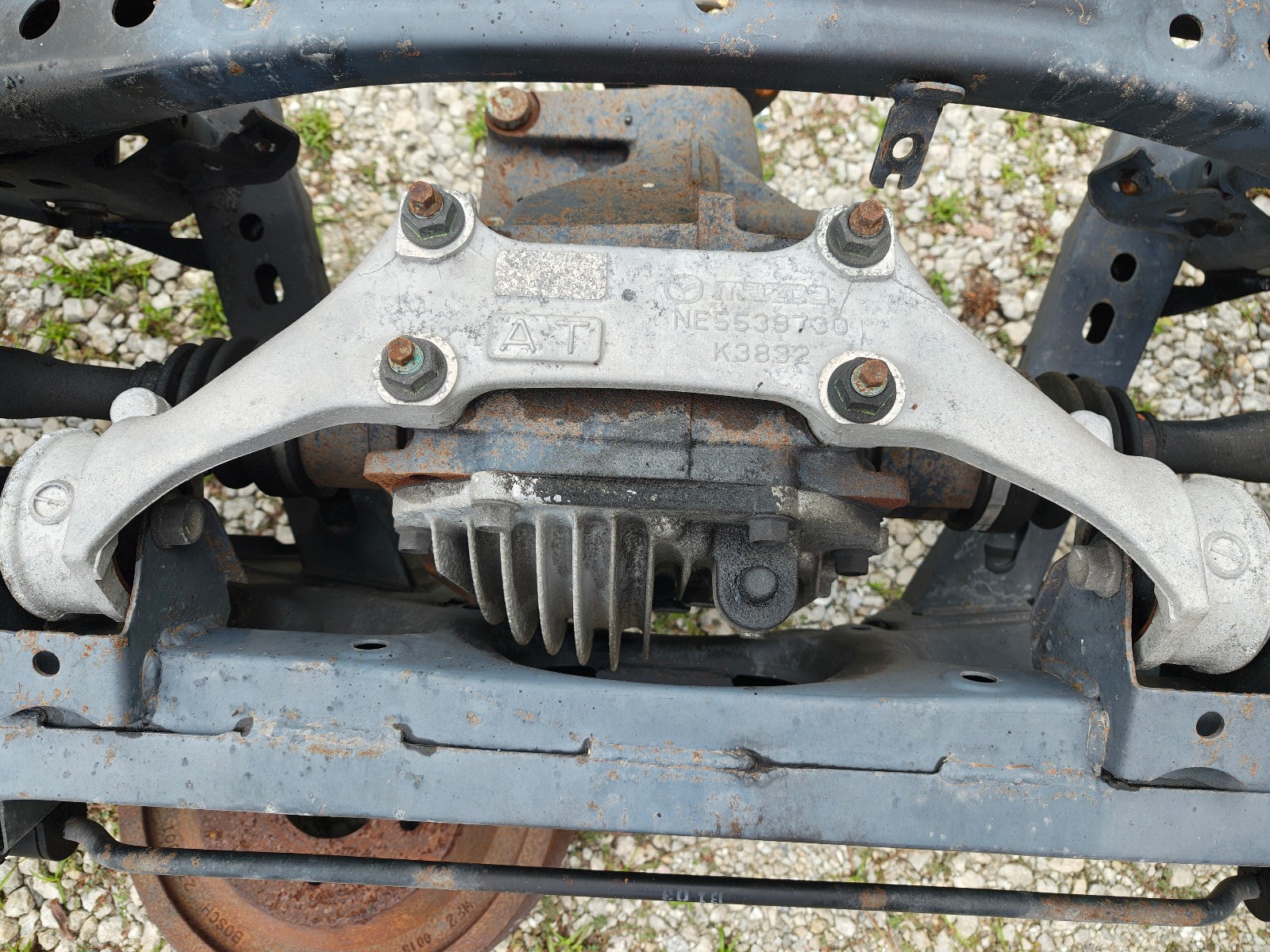 06-15 Mazda Miata MX-5 OEM NC Rear Diff Support Mount Automatic A/T 06-15 Mazda Miata MX-5 OEM NC Rear Diff Support Mount Automatic A/T