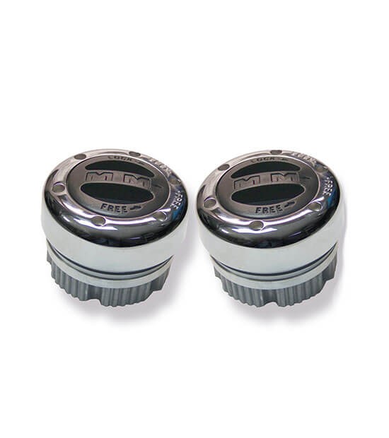 Mile Marker 302 19 Spline Manual Hub 6 Internal Bolts Chrome Street Master