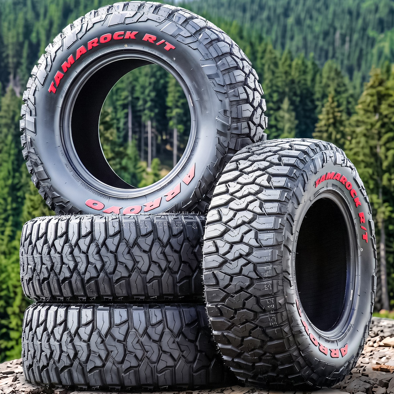 4 Arroyo Tamarock R/T 35X12.50R20 125Q F 12 Ply Light Truck Tires 4 Arroyo Tamarock R/T 35X12.50R20 125Q F 12 Ply Light Truck Tires