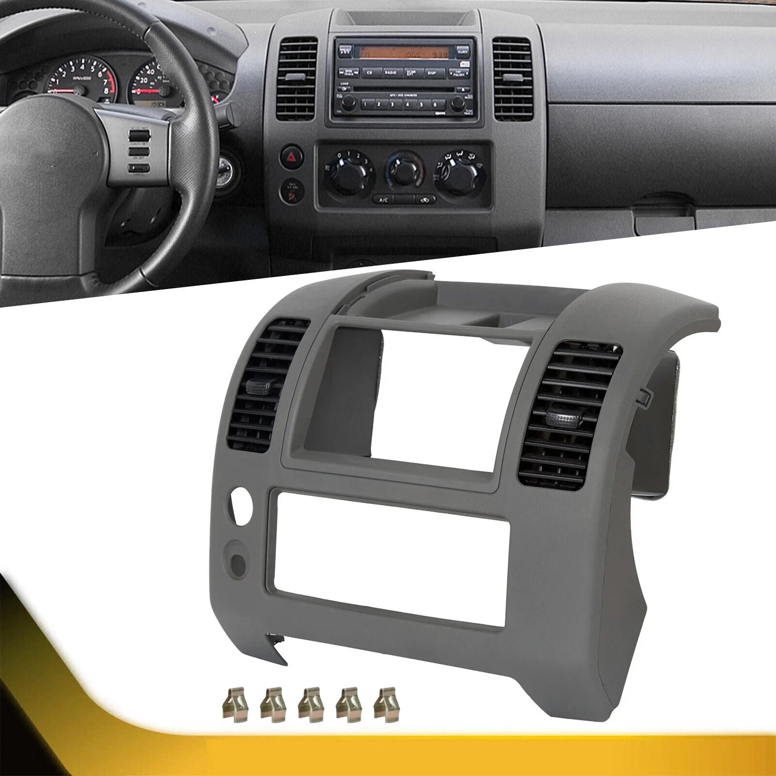 Center Dash Console Instrument Panel Cluster Lid Fit 2005-2020 Nissan Frontier