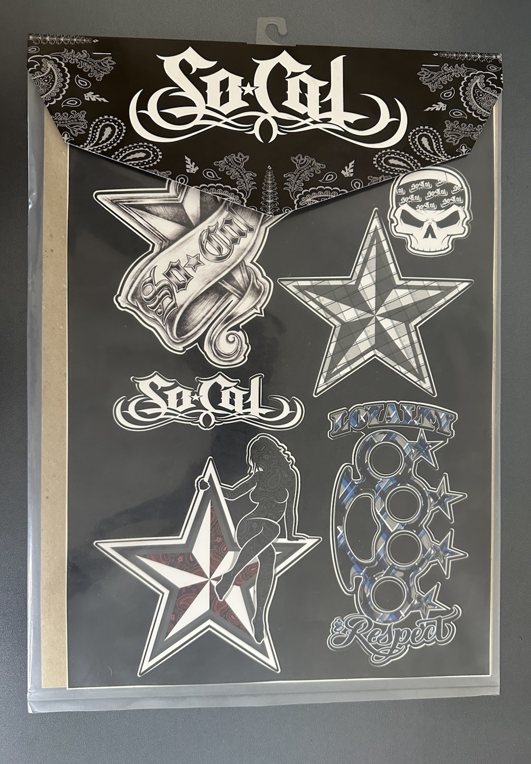 Vintage NO FEAR SoCal Nautical Star Decals NOS New Sealed Sticker Pack Y2K Vintage NO FEAR SoCal Nautical Star Decals NOS New Sealed Sticker Pack Y2K