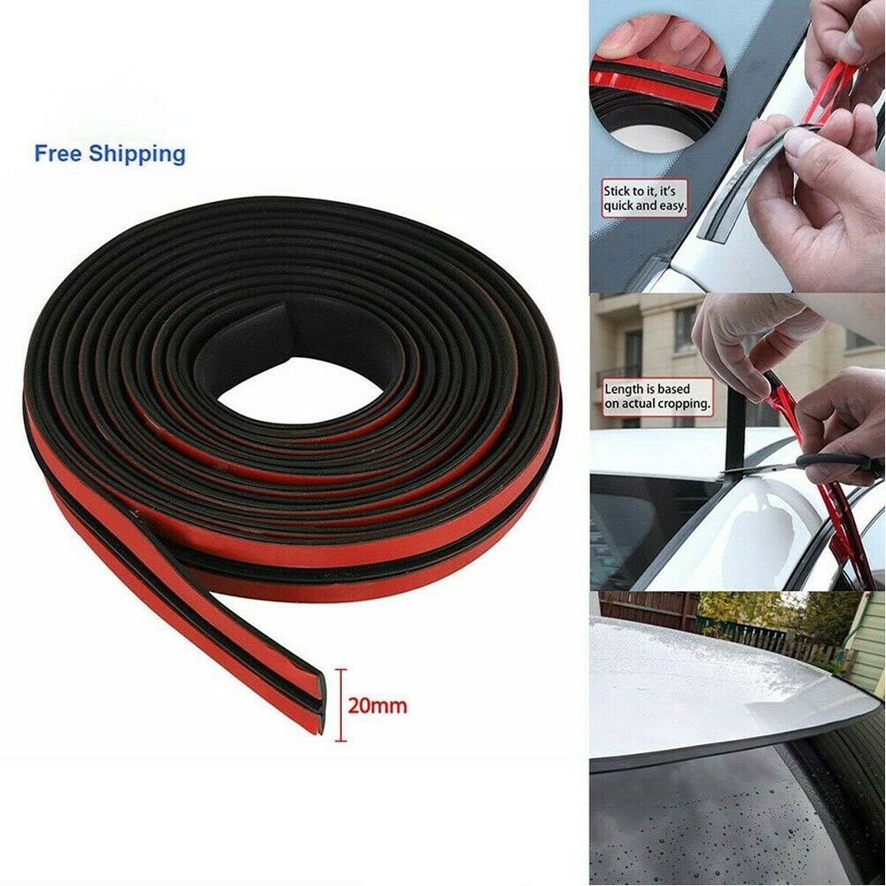 3m T-Shape Car Door Rubber Seal-Strip Hood Trunk Trim Edge Moulding Weatherstrip