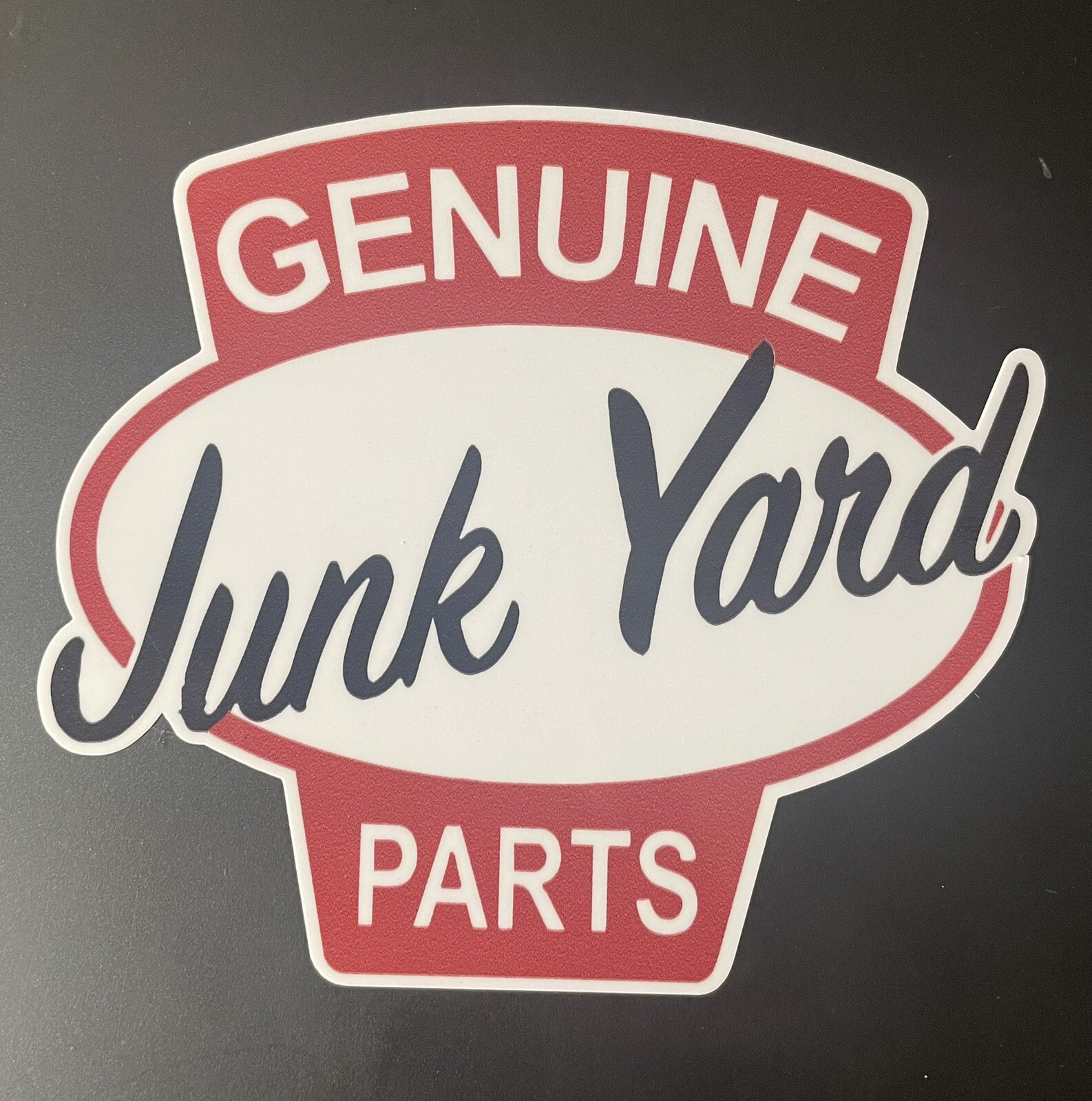 Genuine Junk Yard Parts Sticker Die Cut Decal hot rod Rat Rod Hot Rod Jalopy Jdm