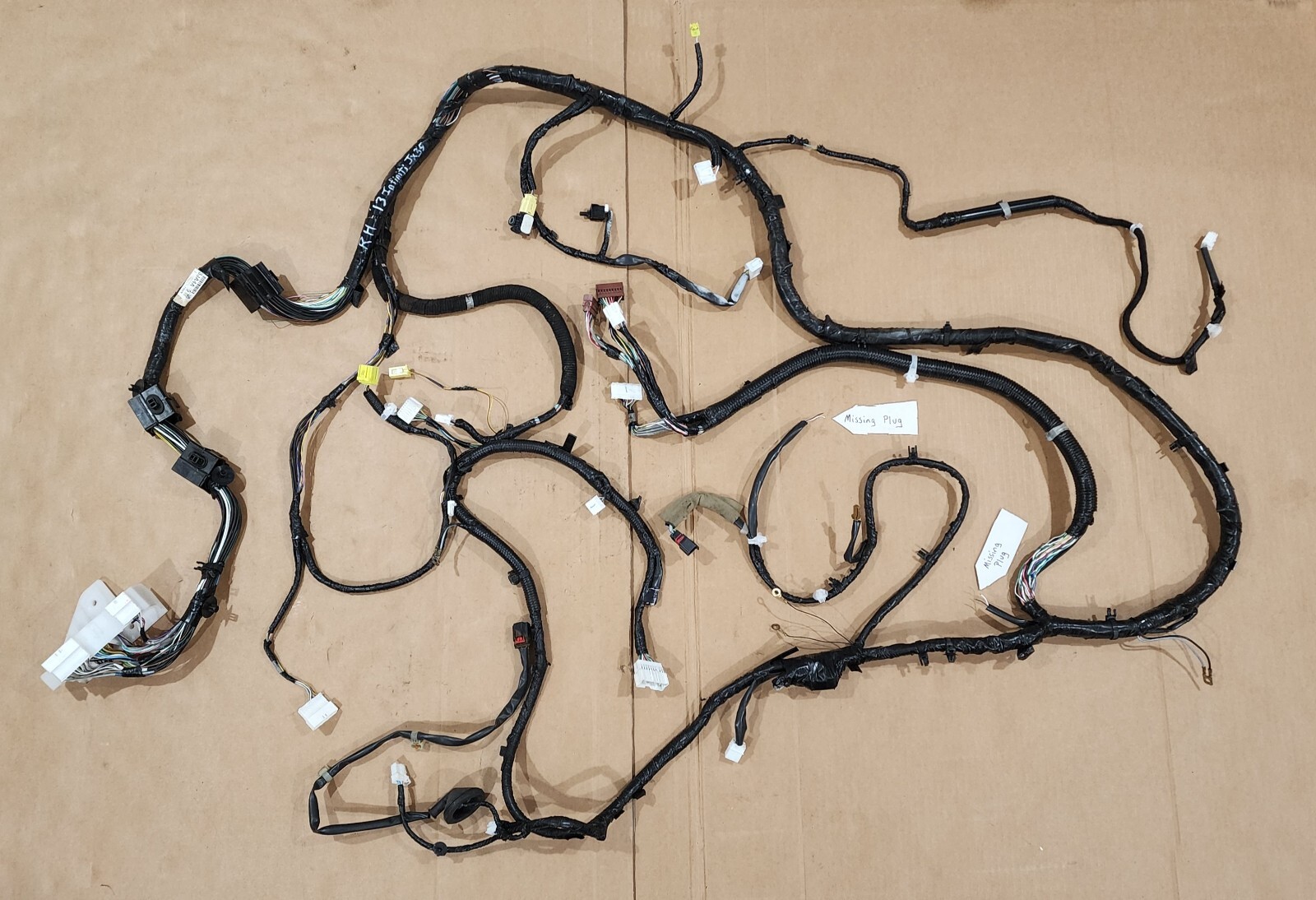 13-14 Infiniti JX35 QX60 Right Passenger Floor Body Wiring Harness 24014-3JA4A 13-14 Infiniti JX35 QX60 Right Passenger Floor Body Wiring Harness 24014-3JA4A