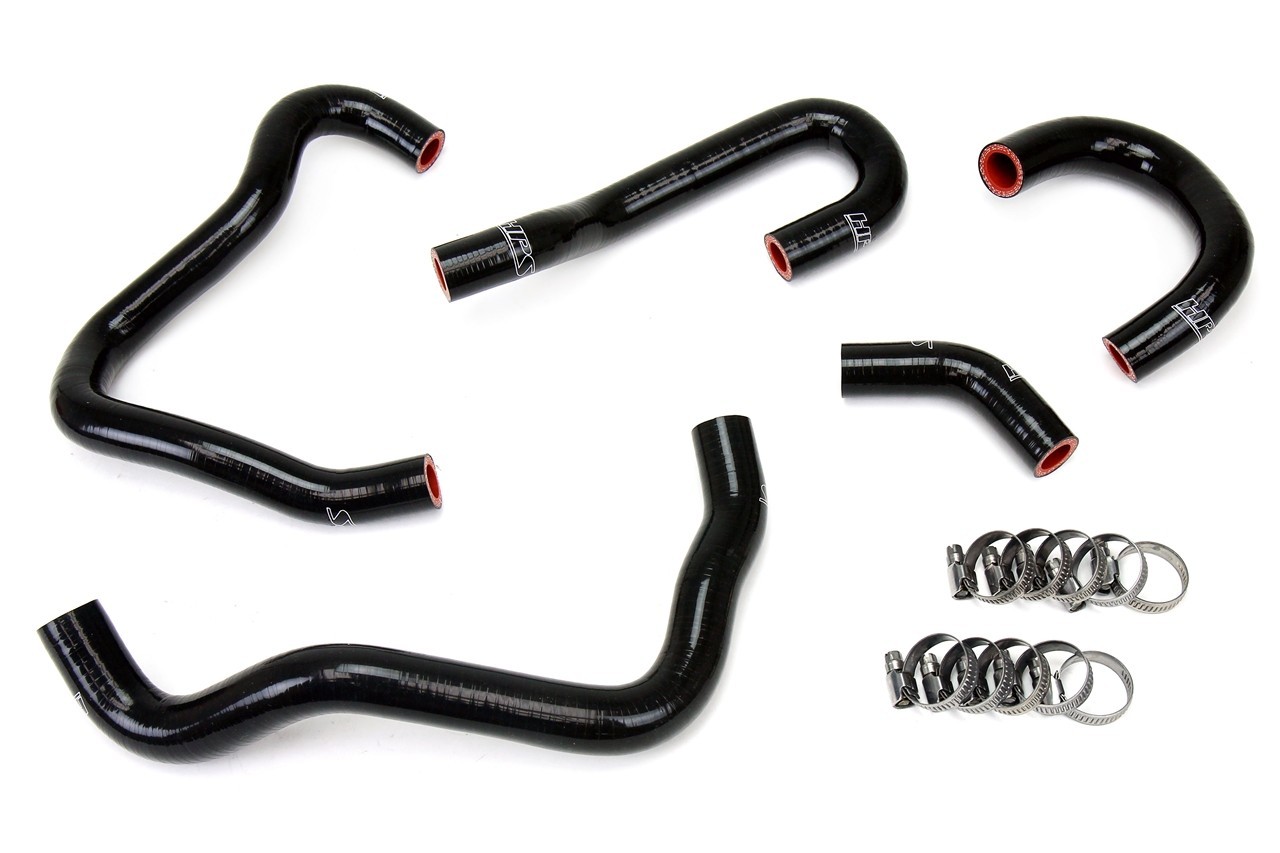 HPS Black 3-Ply Silicone Heater Coolant Hose Kit For 00-05 Honda S2000 AP1 AP2