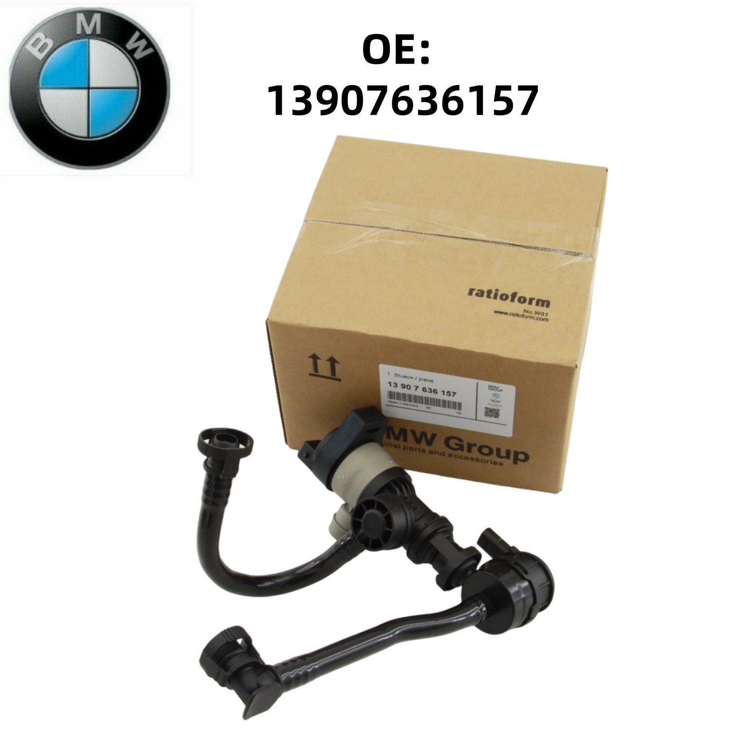 Genuine BMW 535I 640I X3X5X6 3.0 Vapor Canister Purge Solenoid Valve 13907636157