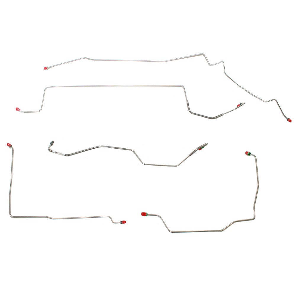 Front Brake Line Kit For 1992-1995 Buick LeSabre ABS Stainless Steel AKT9201SS