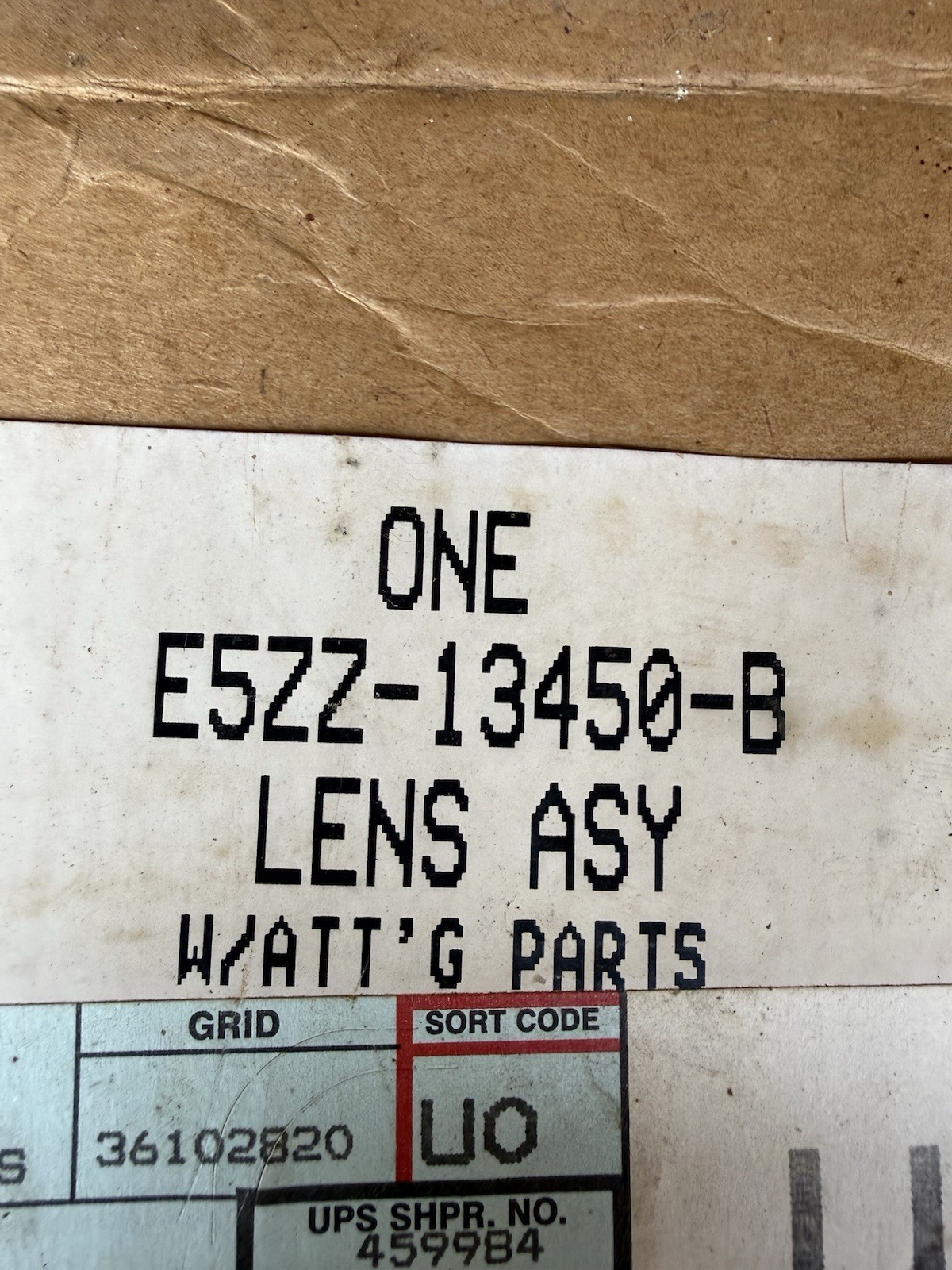 E5ZZ-13450-B NOS OEM Ford 1985-1986 Mustang SVO 1993 SVT Cobra Tail Lt RH  NIB