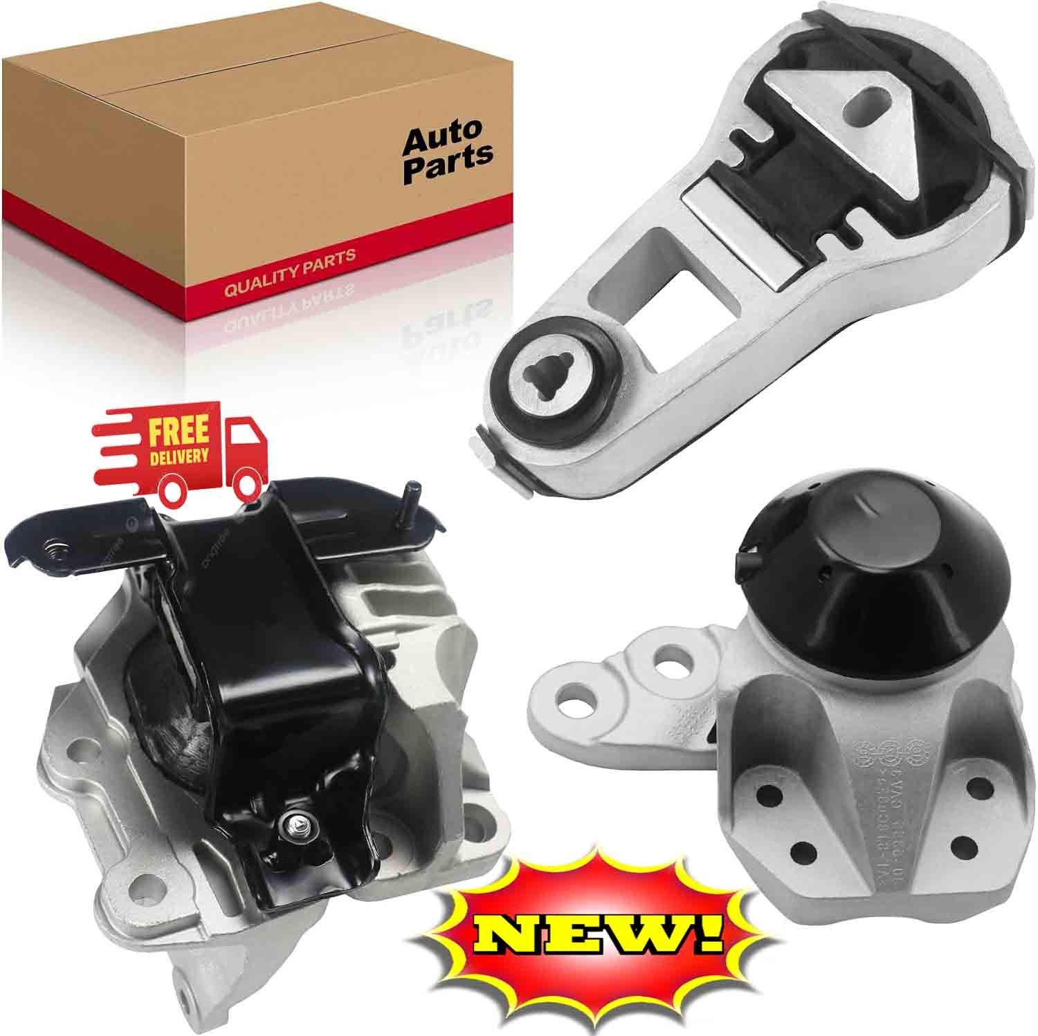 Juego de 3 soportes para motor y transmisión compatible con Ford Explorer