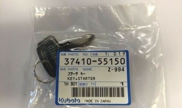 1 PAIR OEM Kubota 37410-55150 Ignition Switch Keys B1550 B1750 B2150 T1600 G2000 1 PAIR OEM Kubota 37410-55150 Ignition Switch Keys B1550 B1750 B2150 T1600 G2000
