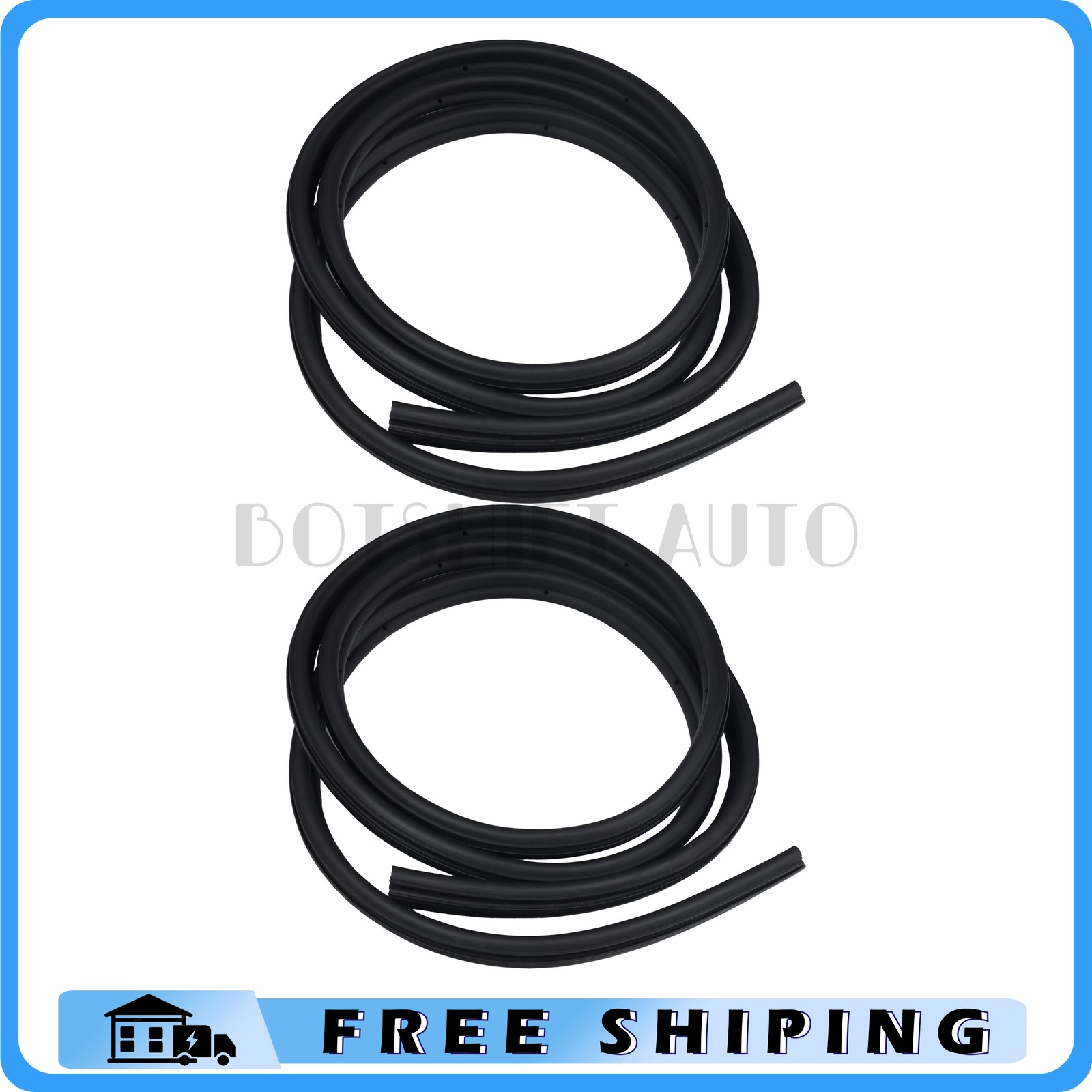 NEW 2x Fits Toyota Tundra 00-06 Extended Cab Pickup Front Door Seal Weatherstrip