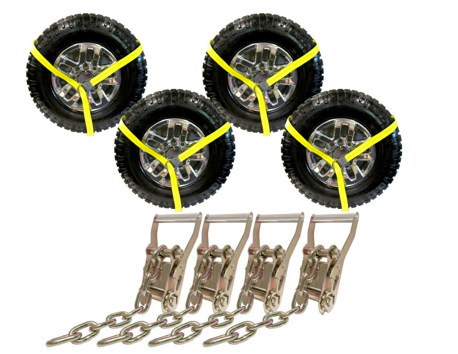 USA 8pc Yellow 8\' Lasso Strap 2\