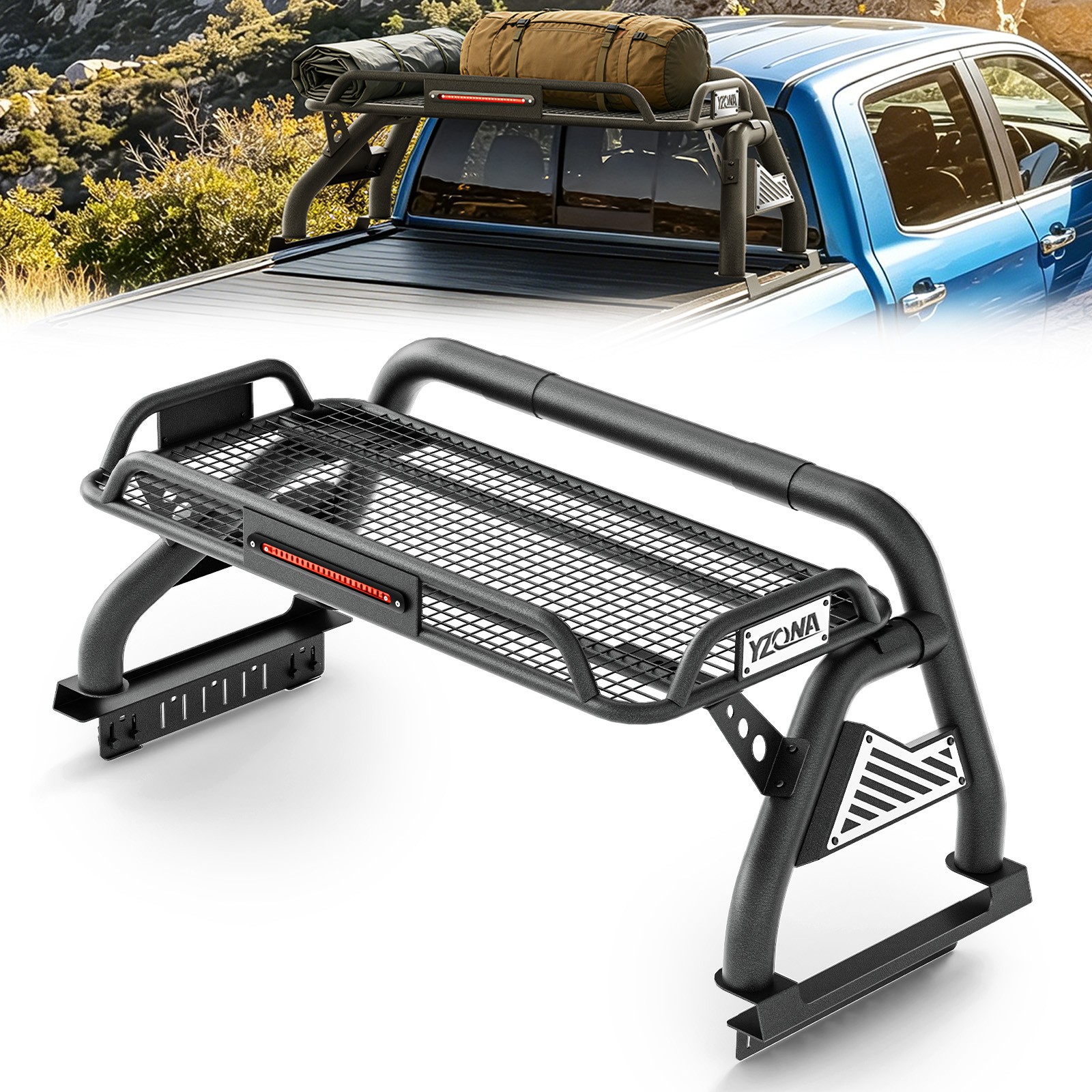 YZONA 56''-65'' Adjustable Truck Sport Roll Bar For Silverado/Sierra 1500/F-150 YZONA 56''-65'' Adjustable Truck Sport Roll Bar For Silverado/Sierra 1500/F-150