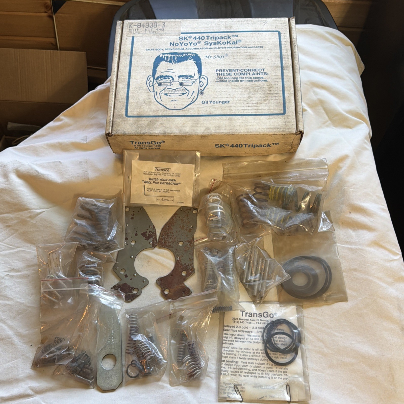 Transgo K-84908-3 Shift Kit  Sk440 Tripack GM4T60/TM440T4 Transmission 1984-1993