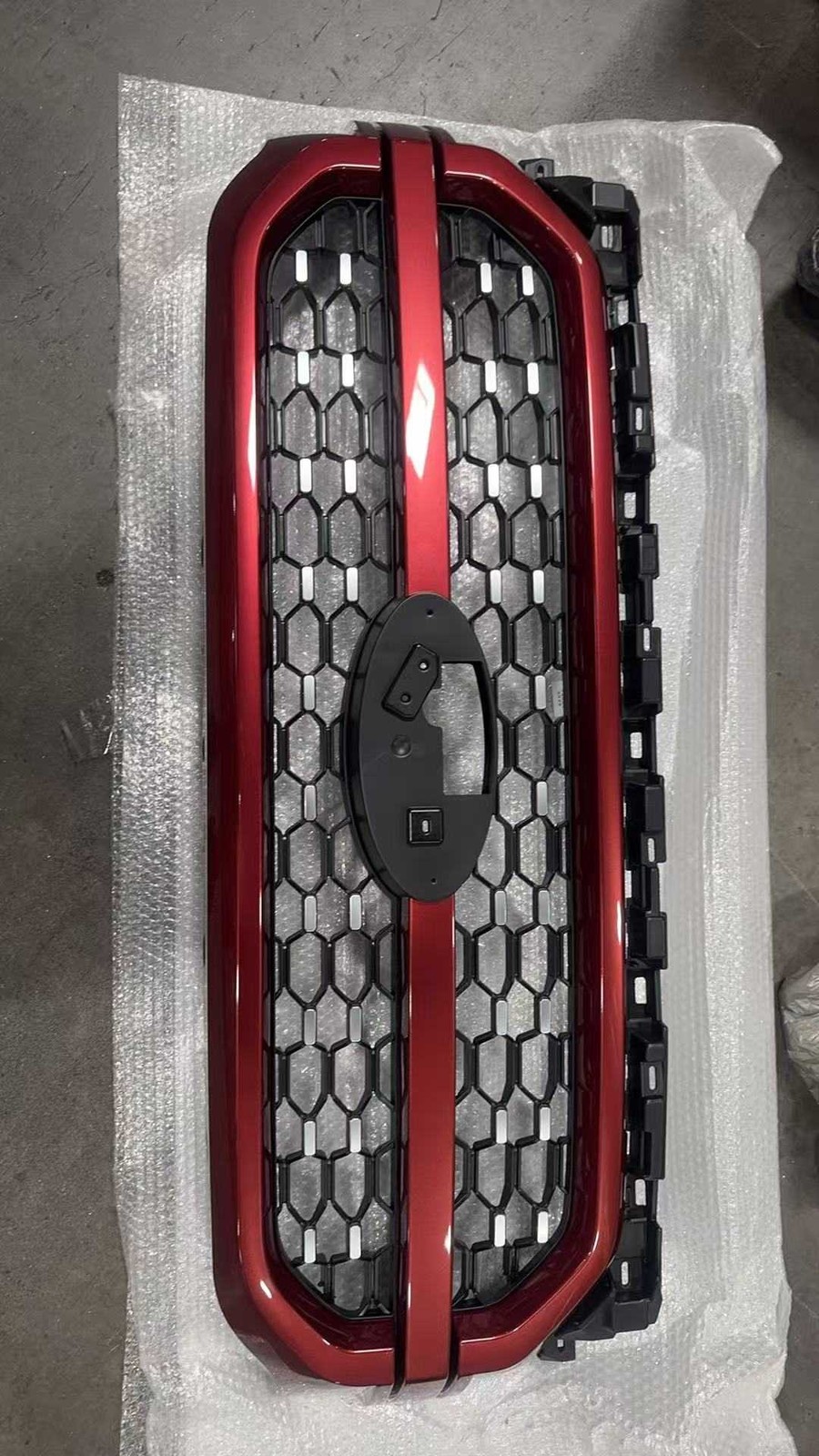 Front Bumper Grille Grill For Ford F-150 F150 Platinum 2021 2022 2023 Rapid Red